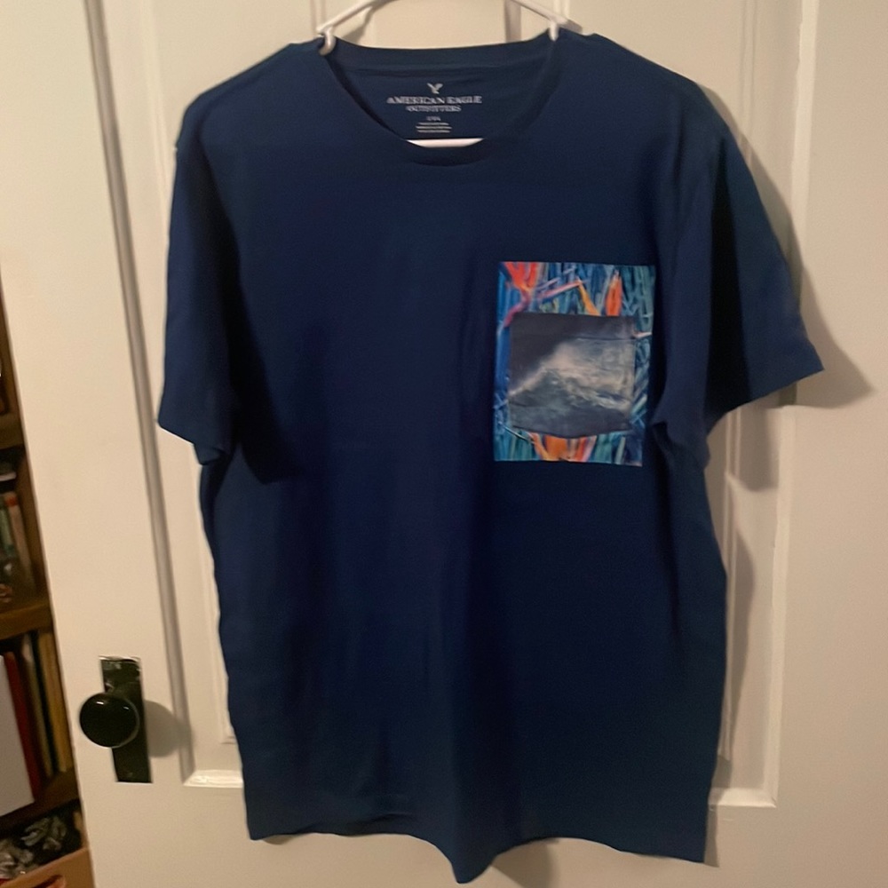 mens dark blue large shirt